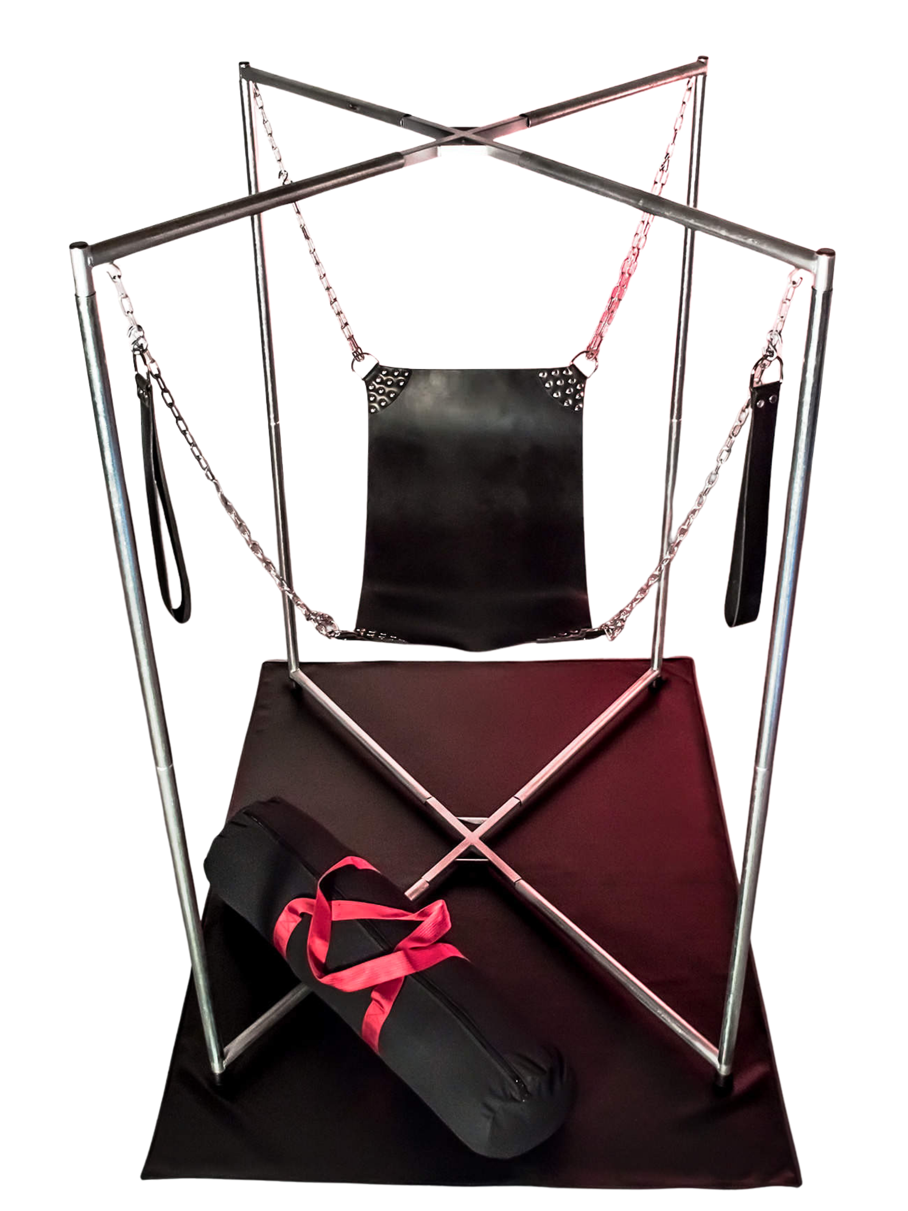 Leather sling on JimSupport frame South Florida sling rental