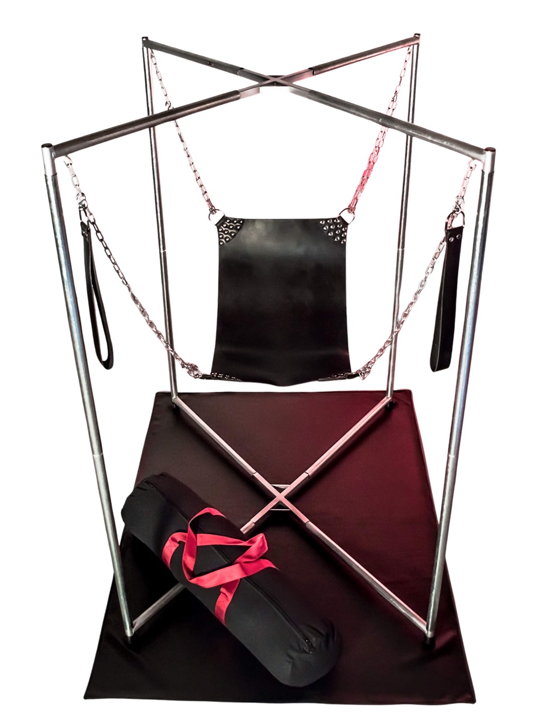Premium leather sling on a stainless JimSupport frame